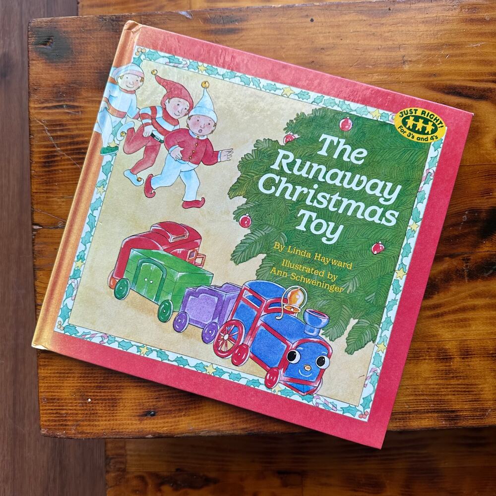 Vintage 1988 The Runaway Christmas Toy Hardcover Book